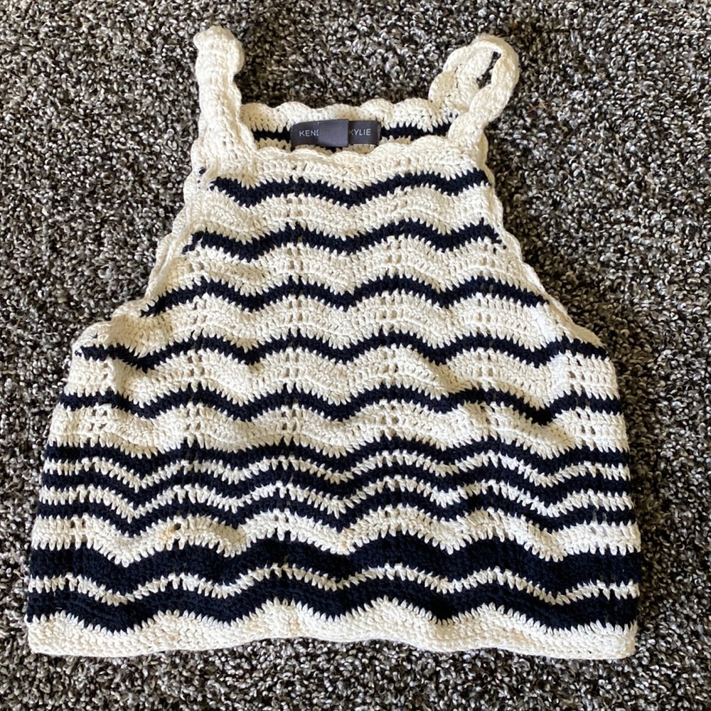 Kendall & Kylie Crotchet Crop Top